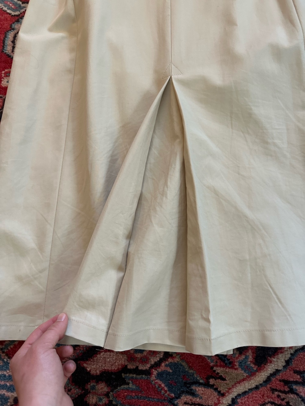 Burberry Khaki Trench Dress— Women’s Size 10 - Picture 7 of 13